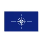 Nato vėliava (1x1,70cm), spausta