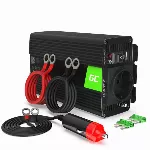 GREEN CELL automobilinis maitinimo inverteris nuo 24V iki 230V 300W/600W Pure Sine