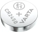 Varta -CR2450, Vienkartinė baterija, CR2450, ličio, 3 V, 1 vnt., 560 mAh
