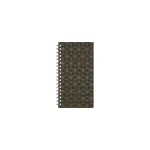 Kalendorius MIDI Spirex 2027, 95 x 170 mm, Pattern, ruda, kartonas