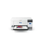 "Epson" dažų sublimacinis spausdintuvas "Surecolor SC-F100", A4, "Wi-Fi", maksimalus ISO A serijos A4 formato popierius, baltas