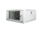 LANBERG WF01-6604-10S "Lanberg" sieninė spinta 19 i&scaron;ardoma plok&scaron;čia pakuotė 4U/600x600 mm pilka
