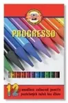 Spalv.pie&scaron;tukų rinkinys Progresso 12sp.