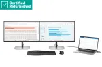 RENEW GOLD HP 524pu Series 5 Pro FHD Charging Monitor - 23.8" 1920x1080 FHD 350-nit 100Hz AG, IPS, USB-C(100W/15W)/HDMI/DisplayPort Daisy-Chain, 3x USB-A, RJ-45 LAN, height adjustable/tilt/swivel/pivot, 1 years (replaces E24u G5)
