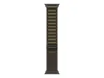 APPLE 49mm Dark Olive Alpine Loop - Large - Black Titanium Finish | Apple