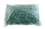 Gumytės 1kg 130mm žalios 3mm pločio