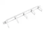 LANBERG AK-1202-S "Lanberg" B tipo kabelių valdymo skydas, 19, 1U, pilkas