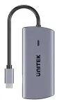 UNITEK D1113CGY01 interface hub 2 x USB 3.2 Gen 2 (3.1 Gen 2) Type-C 1000 Mbit/s Grey