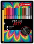 Flomasteriai PEN 68 arty 15vnt