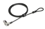Kensington Slim N17 Combination Laptop Lock for Wedge-Shaped Slots, Combination lock, Carbon steel, Black