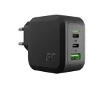 GREEN CELL įkroviklis PowerGaN 65W 2x USB-C PD 1x USB-A UC GaN