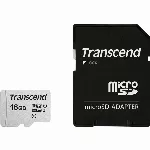 TRANSCEND 16GB UHS-I U1 microSD su adapteriu