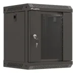 Lanberg WF11-3306-10B rack cabinet 6U Wall mounted rack Black