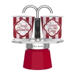 Mini Express 2TZ Coffee Maker Set + 2 Cups BIALETTI Candyland 90 ml (5461)