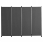 Kambario pertvara, 4 panelių, pilka