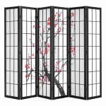 Japoni&scaron;kas kambario pertvaras su 6 panelėmis