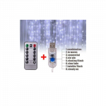 Led girlianda uzuolaida 3x2 balta