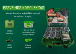 HDS komplektas terasoms. HDS PRO įrankis + 2000 sraigtų + lagaminas, ESSVE