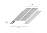 Profilis GK MP Omega h-16mm,  3000mm, Favor
