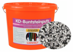 Tinkas KD BUNTSTEINPUTZ, mozaikinis, cokoliui, 25kg (įv.spalvos)