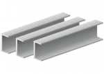 Profilis U-formos AL, aliuminis, 1.2mm, 6m