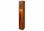 &Scaron;viestuvas lauko SLV RUSTY SLOT, pastatomas, 9W, 30lm, IP55, 80cm