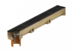 Lauko latakas Aco EUROLINE, ketaus grotelės, PVC vamzdis, 100cm