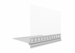 PVC profilis Ejot PRAKTIKA, cokolinis, su tinkleliu, 12-18cm, 2m