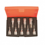 Bahco S9HEX &scaron;e&scaron;iakampių antgalių galvutėse rinkinys H4 - H17 1/2"