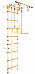 Sporto kompleksas (gimnastikos sienelė) JUNIOR ATLET LIGHT, balta-geltona, 220x55cm