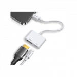 Joyroom S-H141 Lightning (patinas) - HDMI FullHD 1080p 60Hz (moteri&scaron;kas) / Lightning (moteri&scaron;kas) adapteris - baltas