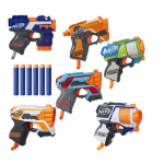Didelis nerf strike gun rinkinys 6 vnt.