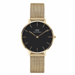 DANIEL WELLINGTON MOTERŲ LAIKRODIS DW00100349 - PETITE EVERGOLD 28mm (zw501c)