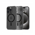 Tech-Protect MagSlim MagSafe dėklas iPhone 16 Pro Max - Pusiau permatomas