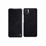Nillkin Qin Flip Case dėklas Xiaomi Redmi Note 11T 5G / 11S 5G / 11 5G (Kinija) / Poco M4 Pro 5G - Juodas