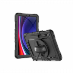 Tech-Protect Solid360 dėklas Samsung Galaxy Tab S9 FE 10.9" X510 / X516B - Juodas