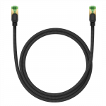 Tinklo kabelis Baseus, Cat8, Ethernet RJ45, 40Gbps, 1 m, juodas