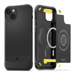 Dėklas SPIGEN RUGGED ARMOR MAG MAGSAFE IPHONE 14 PLUS/ 15 PLUS MATTE Juodas