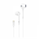 Laidinės ausinės lightning Foneng T28 iPhone - baltos