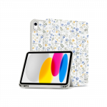 Tech-Protect SC Pie&scaron;tuko Dėklas iPad 10.9" 2022 (10 kartos) / 11" 2025 (11 kartos) - Ramunės su Lapais