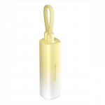 Powerbank 5000mAh Vention FHWY0 20W + kabelis USB-C do lightning (geltona)
