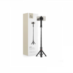 Tech-Protect L04S &bdquo;Bluetooth&ldquo; asmenukų lazdos su trikojau iki 95cm ir 360 laipsnių galva - Juoda