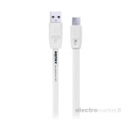 Kabelis telefonui Remax RC-001m Micro USB 2m, baltas