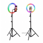 Žiedinė lempa RGB 30 cm