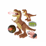 Gestais valdomas dinozauras + RC nuotolinio valdymo 2in1, kvėpuojantis, riaumojantis, &scaron;vytintis, &scaron;okantis RC0625 BR