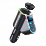 Joyroom Automobilinis įkroviklis R-CL21, 4 viename, 1 x USB QC3.0, 2 x USB-C PD 150 W (juodas)