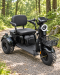Elektrinis triratis motoroleris SL-04 su bekelės padangomis OFFROAD