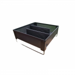 Kvadratinis &scaron;alto rūkymo generatorius keraminėms kepsninėms ar rūkykloms 23x11cm