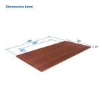 Stalvir&scaron;is (LMDP) Up Up, tamsaus rie&scaron;uto 1500x750mm KD-57051PT