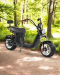 Elektrinis dviratis registruojamas motoroleris - čioperis 3000W 26AH 60V Citycoco M6 EEC